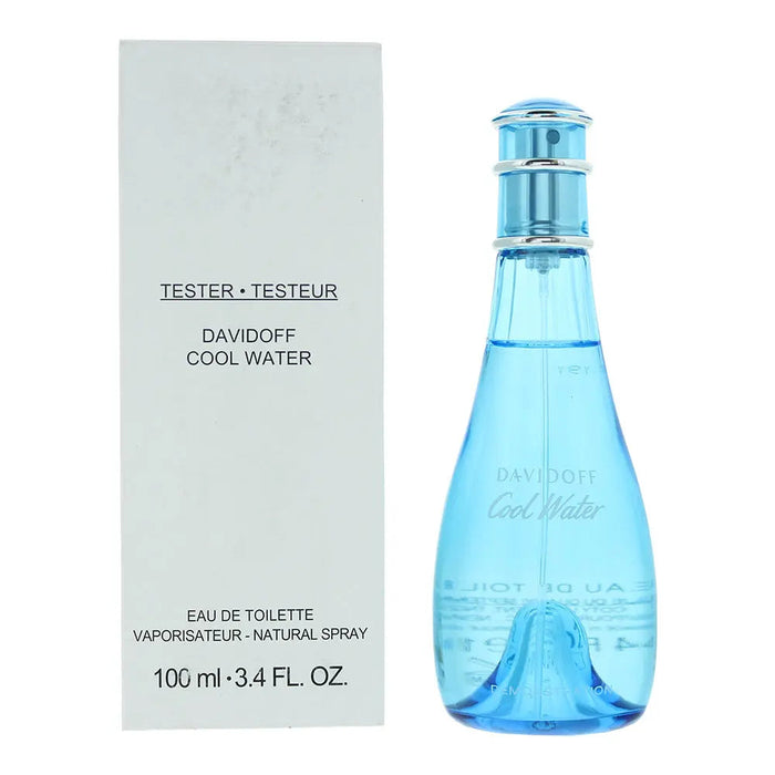 Davidoff Cool Water for Women Eau de Toilette Spray 100ml Tester