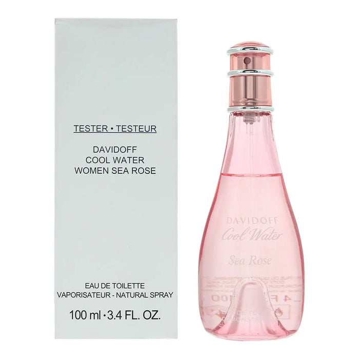 Davidoff Cool Water Woman Sea Rose Eau de Toilette Spray 100ml Tester