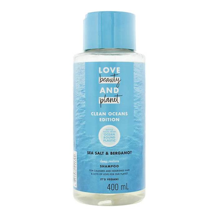 Love Beauty and Planet Sea Salt and Bergamot Shampoo 400ml