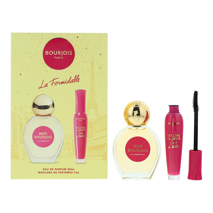 Bourjois Paris La Formidable Gift Set EDP Spray 50ml + Black Mascara 7ml