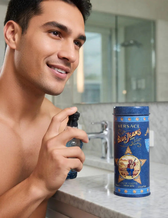 Versace Blue Jeans Eau de Toilette 75ml x 2 Men's Perfume Duo Set