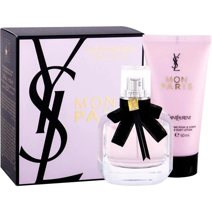 Yves Saint Laurent Mon Paris Gift Set EDP Spray 50ml + Body Lotion 50ml