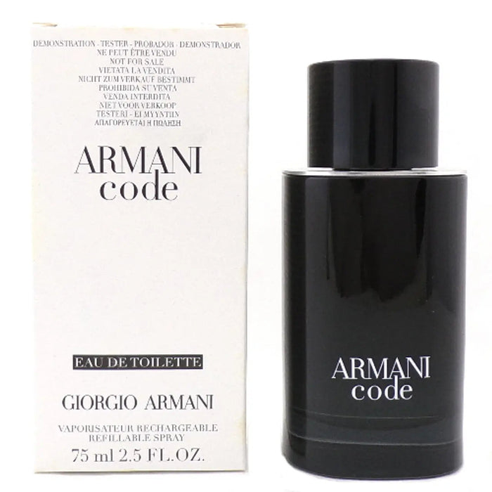 Armani Code Eau de Toilette Refillable Spray 75ml Tester