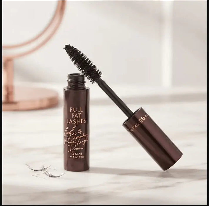TBS Eye Makeup Duo Charlotte Tilbury Black Mascara + Shu Uemura Mystic Green Mascara