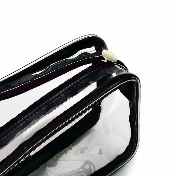 Geometra Azure Threefold Hanging Wash Bag and Beauty Kit Case Set