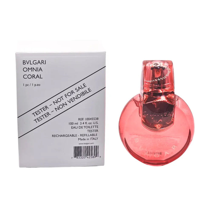 Bvlgari Omnia Coral Eau de Toilette Spray 100ml Tester