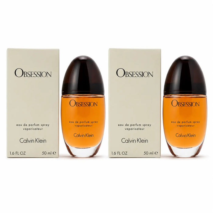 Calvin Klein Obsession Eau de Parfum Spray 50ml Pack of 2