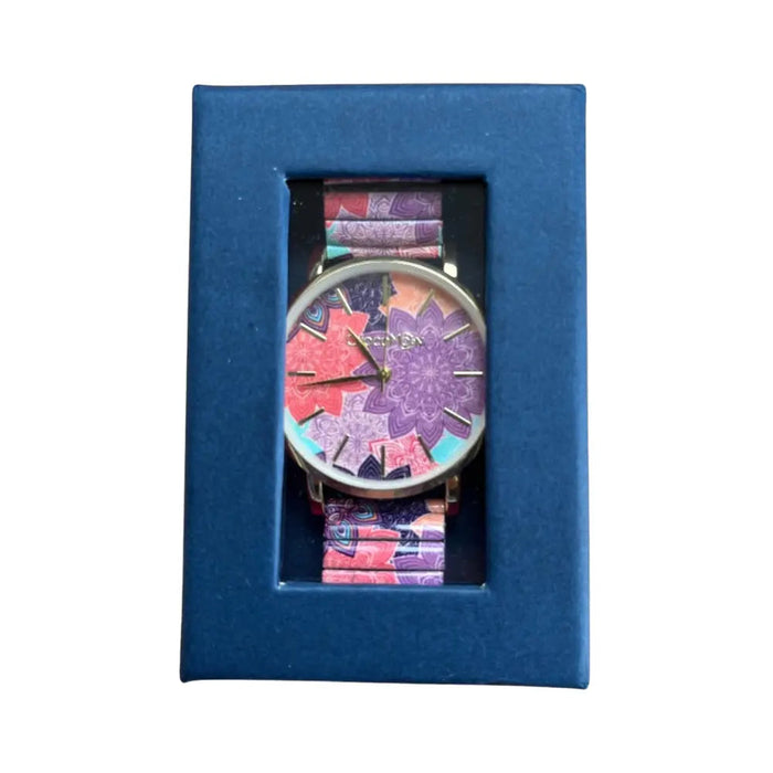 ChocoMoon Watch Womens CC-2023-45 Graphic Mandala Colourful