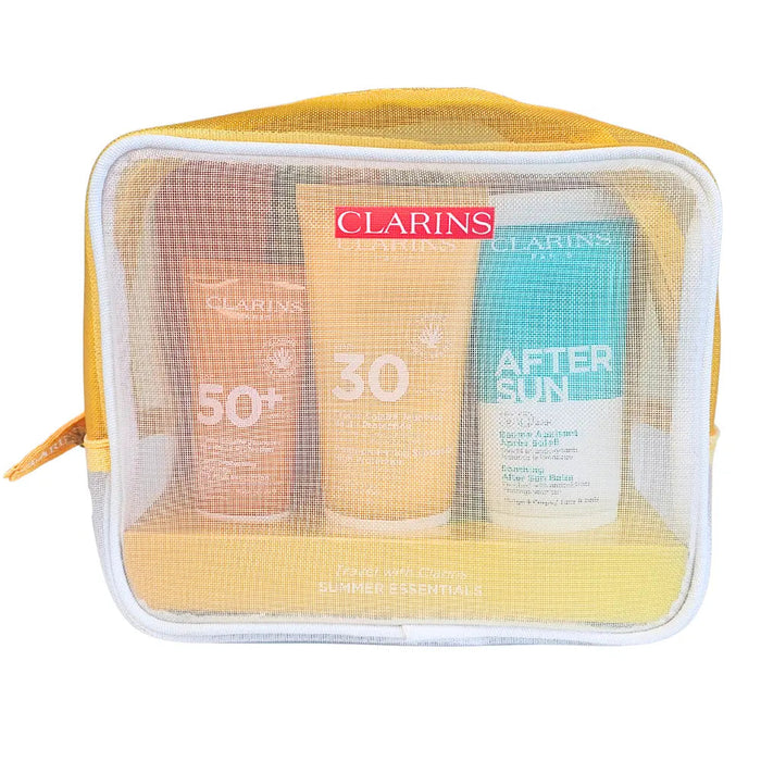 Clarins Summer Essentials Travel Kit Face SPF 50+ 30ml + Body SPF 30 75ml + After Sun 75ml