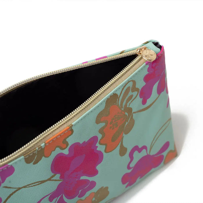 Victoria Green 'Mia' Large Makeup Bag in Flowing Floral