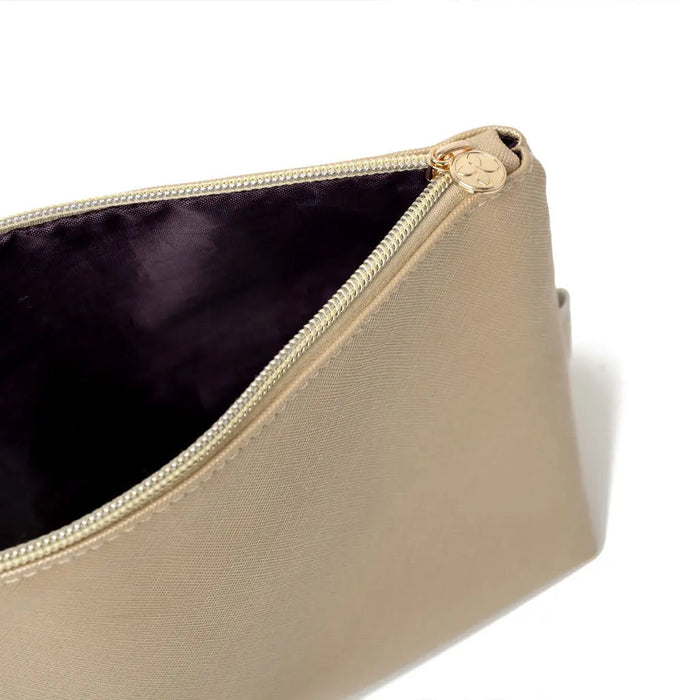 Victoria Green 'Mia' Large Makeup Bag in Warm Gold
