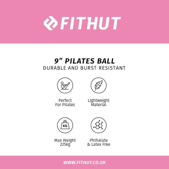 FITHUT Pilates 9" Ball Pink