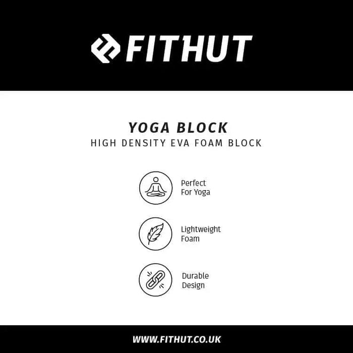 FITHUT Yoga Block EVA - Black