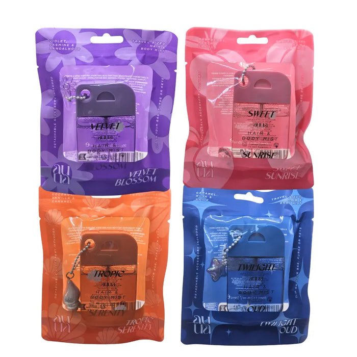 Face Facts Auua Travel Fragrance Mist Bundle 4 x 35ml