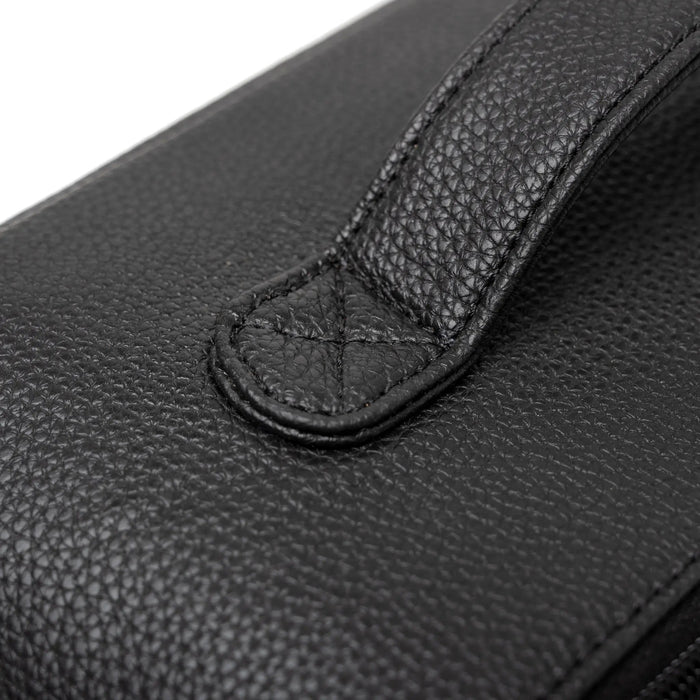Victoria Green 'Freya' Black Makeup Bag | Fold-Out Travel Cosmetic Bag