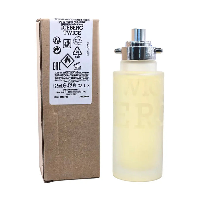 Iceberg Twice Pour Homme Eau de Toilette Spray 125ml Tester