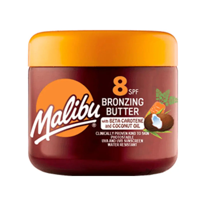 Malibu Sun SPF 8 Bronzing Body Butter with Carotene & Coconut Oil 300ml
