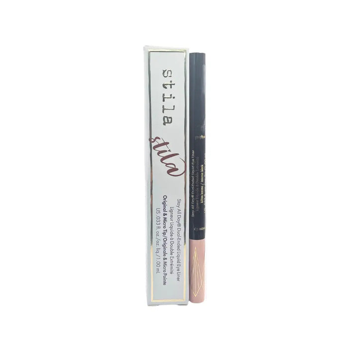 Stila Stay All Day Dual-Ended Liquid Eye Liner - Intense Black/Kitten Kosmo