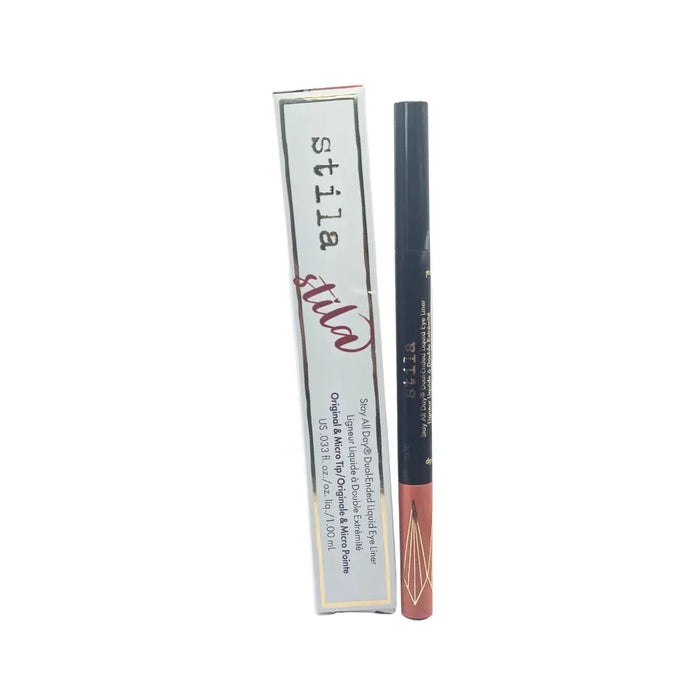Stila Stay All Day Dual-Ended Liquid Eye Liner - Intense Black/Mai Tai