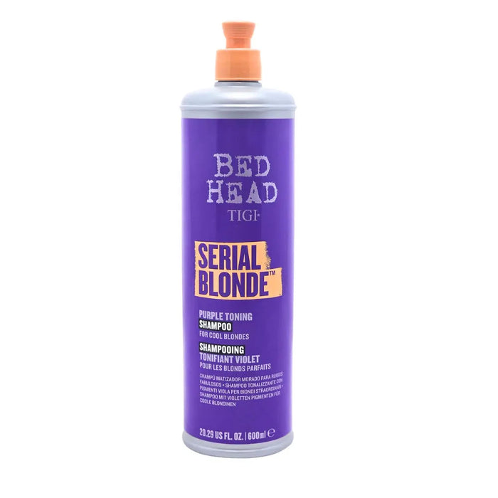 Tigi Bed Head Serial Blonde Purple Toning Shampoo for Cool Blondes 600ml