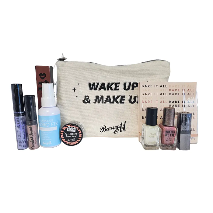 Barry M Wake Up & Make Up 10 Piece Makeup Gift Set