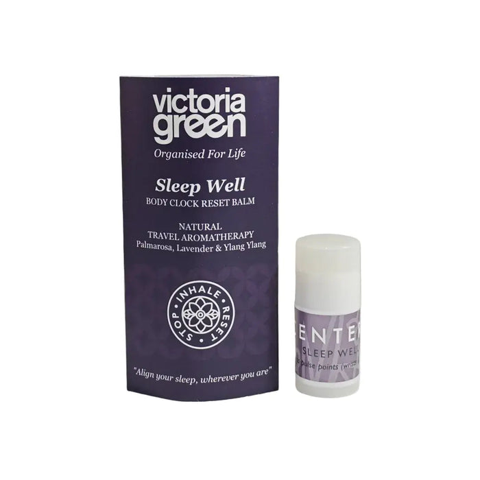 Sleep Well Body Clock Reset Balm Natural Travel Aromatherapy 1.5g Pack of 3