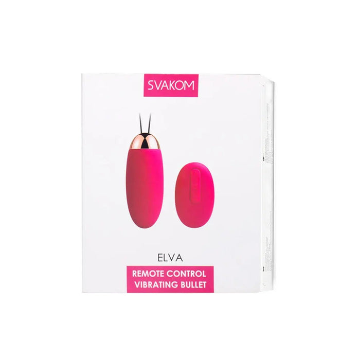 Svakom Elva Remote Control Vibrating Bullet - Red