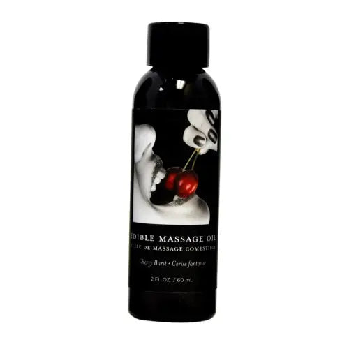 Earthly Body Edible Massage Oil 2oz - Strawberry