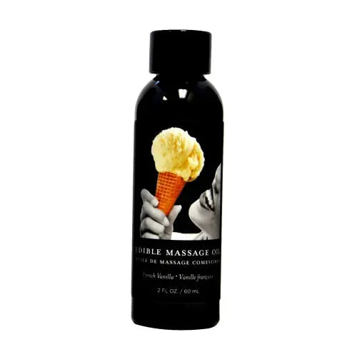 Earthly Body Edible Massage Oil 2oz - Strawberry
