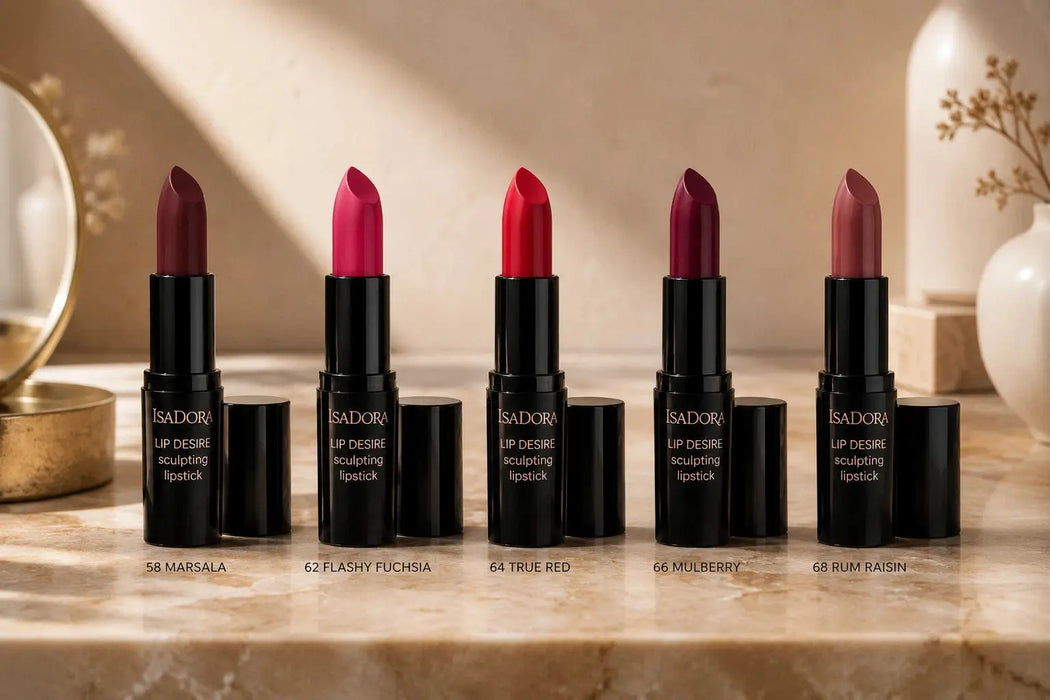 Isadora Lip Desire Sculpting Lipstick 3.3g Pack of 5 Various Shades