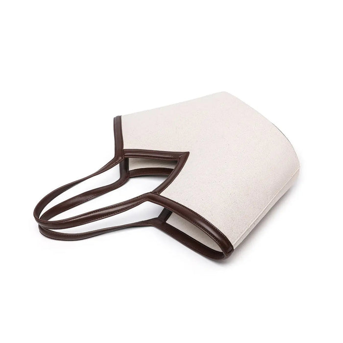 Victoria Green V-Structured Large Shoulder Tote Bag